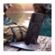 Matinis juodas dėklas Apple iPhone 17 Pro / 18 Pro telefonui "Tech-Protect Kevlar Aura"