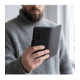 Juodas atverčiamas dėklas Samsung Galaxy S26 FE telefonui "Tech-Protect Wallet"
