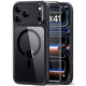 Juodas / skaidrus dėklas + Stikliukas Apple iPhone 17 Pro Max / 18 Pro Max telefonui "ESR Classic Hybrid Magsafe + TG"