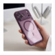 Raudonas / skaidrus dėklas Apple iPhone 17 Pro / 18 Pro telefonui "Tech-Protect MagPeak Magsafe CC"