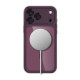 Raudonas / skaidrus dėklas Apple iPhone 17 Pro Max / 18 Pro Max telefonui "Tech-Protect MagPeak Magsafe CC"