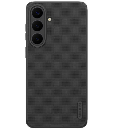 Juodas dėklas Samsung Galaxy S26 FE telefonui "Nillkin Super Frosted PRO Magnetic Back Cover"