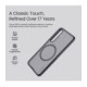 Juodas dėklas Samsung Galaxy S26 FE telefonui "Nillkin Super Frosted PRO Magnetic Back Cover"