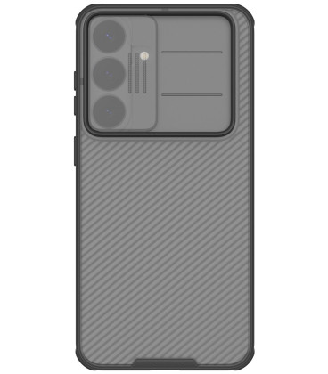 Juodas / skaidrus dėklas Samsung Galaxy S26 FE telefonui "Nillkin CamShield PRO Case"