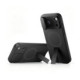 Juodas dėklas Apple iPhone 17 Pro Max / 18 Pro Max telefonui "Tech-Protect Kevlar Aura Magsafe"
