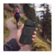 Juodas dėklas Apple iPhone 17 Pro Max / 18 Pro Max telefonui "Tech-Protect Kevlar Aura Magsafe"