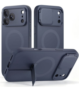 Mėlynas dėklas Apple iPhone 17 Pro Max / 18 Pro Max telefonui "Tech-Protect Kevlar Aura Magsafe"