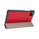 Raudonas atverčiamas dėklas Xiaomi Redmi Pad SE 8.7" planšetei "Tactical Book Tri Fold Case"