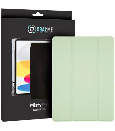 Šviesiai žalias atverčiamas dėklas Apple iPad 10.9 2022 / 11 2025 planšetei "OBAL:ME MistyTab Case"