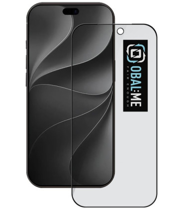 (Privacy) Apsauginis grūdintas stiklas Apple iPhone 18 Pro telefonui "OBAL:ME 5D Glass Screen Protector"
