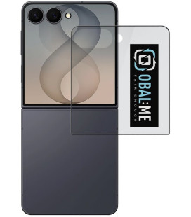 (Privacy) Apsauginis grūdintas stiklas Samsung Galaxy Z Flip 8 telefonui "OBAL:ME 5D Glass Screen Protector"