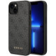 Pilkas dėklas Apple iPhone 14 telefonui "Guess 4G Case"