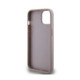 Rožinis dėklas Apple iPhone 14 telefonui "Guess PU Leather 4G Colored Ring MagSafe Case"