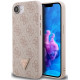 Rožinis dėklas Apple iPhone 16E / 17E telefonui "Guess PU Leather 4G Colored Ring MagSafe Case"