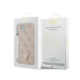Rožinis dėklas Apple iPhone 16E / 17E telefonui "Guess PU Leather 4G Colored Ring MagSafe Case"