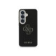 Juodas dėklas Samsung Galaxy S26 Plus telefonui "Guess PU Grained 4G Resin Metal Logo Case"