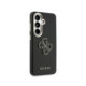 Juodas dėklas Samsung Galaxy S26 Plus telefonui "Guess PU Grained 4G Resin Metal Logo Case"