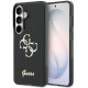 Juodas dėklas Samsung Galaxy S26 telefonui "Guess IML 4G Script Metal Logo Case"