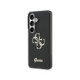Juodas dėklas Samsung Galaxy S26 telefonui "Guess IML 4G Script Metal Logo Case"