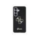 Juodas dėklas Samsung Galaxy S26 telefonui "Guess IML 4G Script Metal Logo Case"