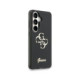 Juodas dėklas Samsung Galaxy S26 telefonui "Guess IML 4G Script Metal Logo Case"