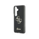 Juodas dėklas Samsung Galaxy S26 telefonui "Guess IML 4G Script Metal Logo Case"