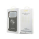 Juodas dėklas Apple iPhone 17 Pro telefonui "Guess PU Grained 4G Metal Logo Case"