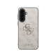 Rožinis dėklas Samsung Galaxy A37 telefonui "Guess PU 4G Metal Logo Case"