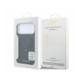 Juodas dėklas Apple iPhone 18 Pro telefonui "Guess PU 4G Ring Stand MagSafe Case"