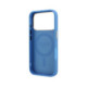 Mėlynas dėklas Apple iPhone 18 Pro telefonui "Guess PU 4G Ring Stand MagSafe Case"