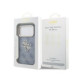 Mėlynas dėklas Apple iPhone 18 Pro telefonui "Guess PU Leather 4G Metal Logo Gold Frame Case"