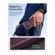 Raudonas dėklas Apple iPhone 17 Pro / 18 Pro telefonui "ESR Cyber Tough Kickstand Magsafe"