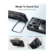 Juodas / skaidrus dėklas Apple iPhone 17 Pro Max / 18 Pro Max telefonui "ESR Classic Hybrid Kickstand Magsafe"