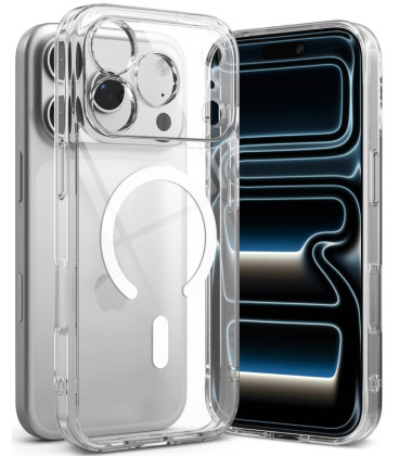 Skaidrus dėklas Apple iPhone 17 Pro Max / 18 Pro Max telefonui "Ringke Fusion Magnetic Magsafe"