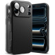 Juodas dėklas Apple iPhone 17 Pro Max / 18 Pro Max telefonui "Ringke Onyx"