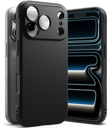Juodas dėklas Apple iPhone 17 Pro Max / 18 Pro Max telefonui "Ringke Onyx"