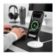 Juodas / skaidrus dėklas + stikliukai Apple iPhone 17 Pro / 18 Pro telefonui "Tech-Protect MagOne Magsafe CC"