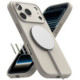 Pilkas dėklas Apple iPhone 17 Pro / 18 Pro telefonui "Ringke Silicone Magnetic Magsafe"