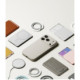 Pilkas dėklas Apple iPhone 17 Pro / 18 Pro telefonui "Ringke Silicone Magnetic Magsafe"