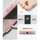 Rožinis / smėlio spalvos dėklas Apple iPhone 17 Pro / 18 Pro telefonui "Ringke Silicone Magnetic Magsafe"