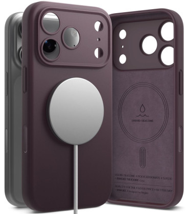 Bordo dėklas Apple iPhone 17 Pro / 18 Pro telefonui "Ringke Silicone Magnetic Magsafe"