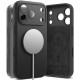 Juodas dėklas Apple iPhone 17 Pro / 18 Pro telefonui "Ringke Silicone Magnetic Magsafe"