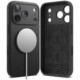 Juodas dėklas Apple iPhone 17 Pro / 18 Pro telefonui "Ringke Silicone Magnetic Magsafe"