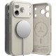 Pilkas dėklas Apple iPhone 17 Pro Max / 18 Pro Max telefonui "Ringke Silicone Magnetic Magsafe"