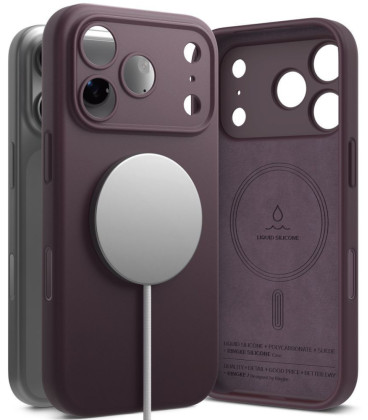 Bordo dėklas Apple iPhone 17 Pro Max / 18 Pro Max telefonui "Ringke Silicone Magnetic Magsafe"