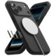 Juodas dėklas Apple iPhone 17 Pro Max / 18 Pro Max telefonui "Ringke Silicone Magnetic Magsafe"