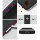 Juodas dėklas Apple iPhone 17 Pro Max / 18 Pro Max telefonui "Ringke Silicone Magnetic Magsafe"