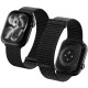 Juoda apyrankė Apple Watch 8 / 9 / 10 / 11 / SE / Ultra (44 / 45 / 46 / 49 mm) laikrodžiui "Spigen WBF01 Band"
