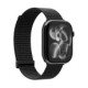 Juoda apyrankė Apple Watch 8 / 9 / 10 / 11 / SE / Ultra (44 / 45 / 46 / 49 mm) laikrodžiui "Spigen WBF01 Band"