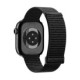 Juoda apyrankė Apple Watch 8 / 9 / 10 / 11 / SE / Ultra (44 / 45 / 46 / 49 mm) laikrodžiui "Spigen WBF01 Band"
